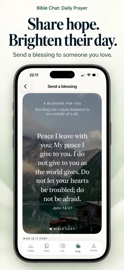 Screenshot 3 di 6 di Bible Chat: Daily Prayer