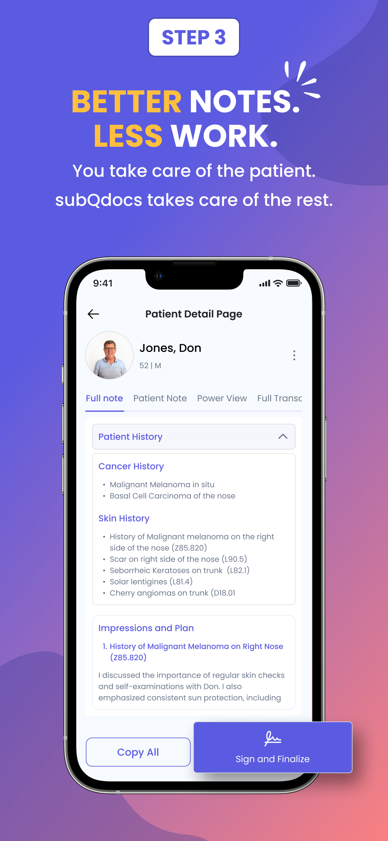 subQdocs AI For Dermatologists