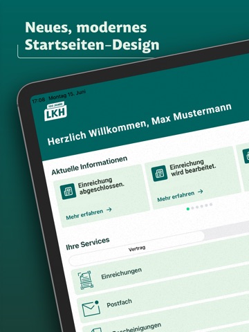Meine LKH - Landeskrankenhilfe iPad screenshot 1