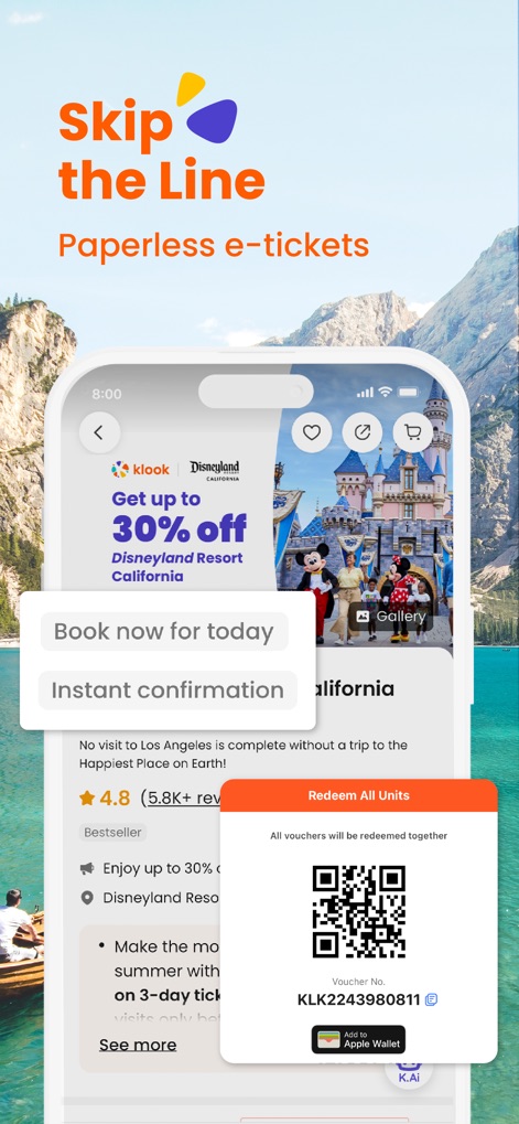 Klook: Travel & Activities - Seamless E-Ticket Access