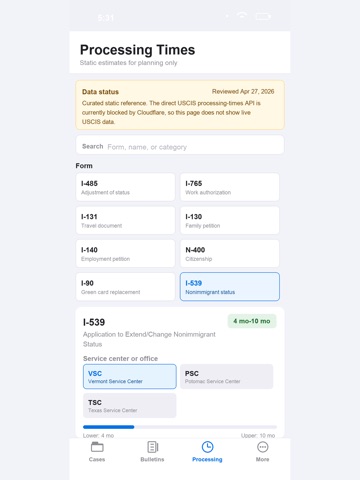 CasePulse IOE Tracker iPad screenshot