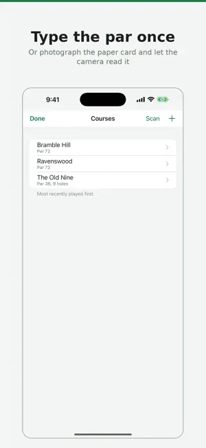 Lazy Guy's Golf Scorecard screenshot 3