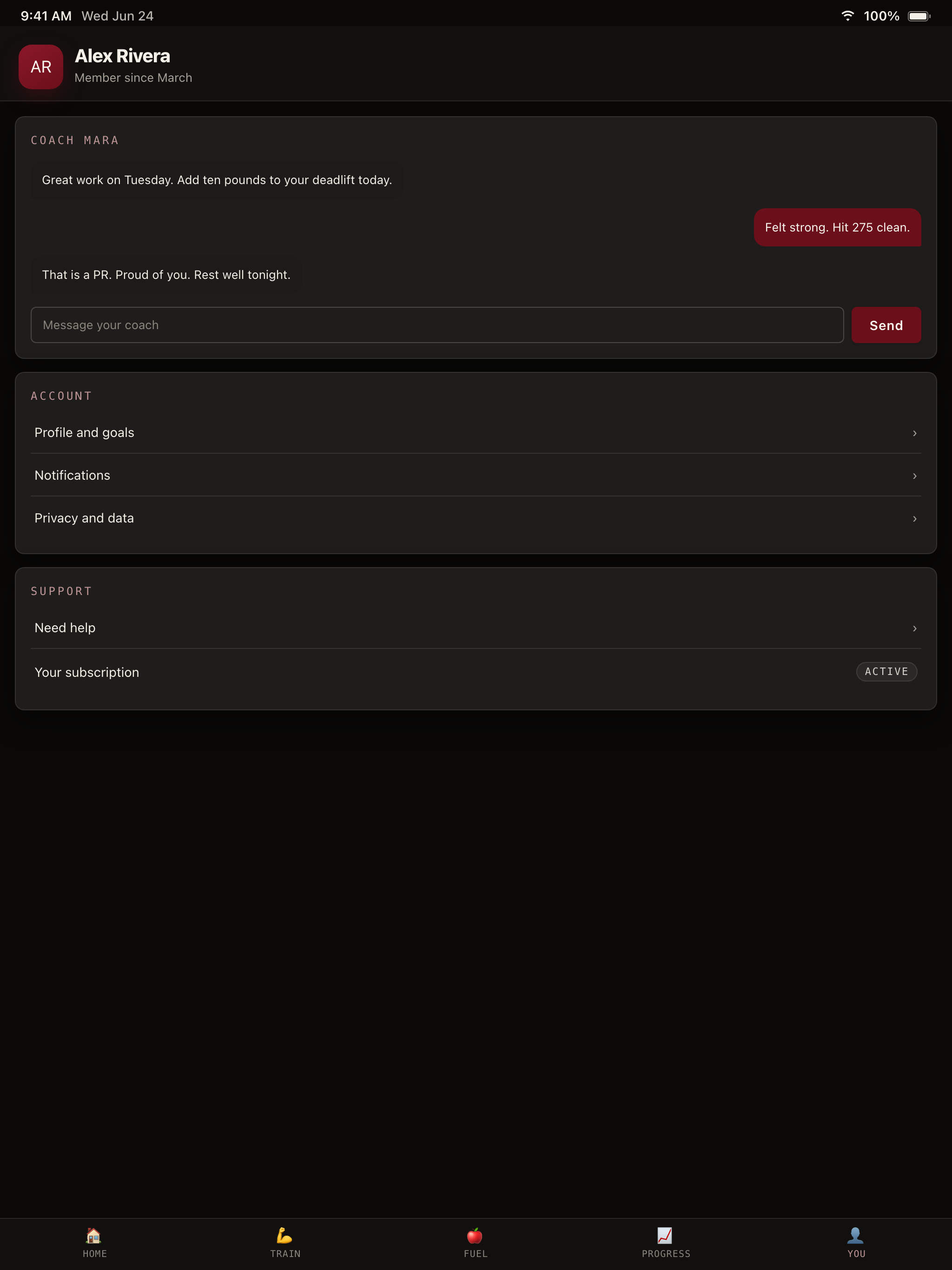 Marrow Coaching screenshot 16