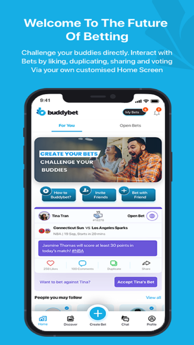 Buddybet Social Screenshot