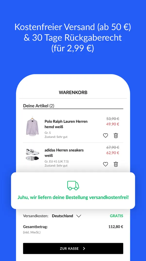 momox fashion - Second Hand iPhone App Screenshot 2 – Shopping