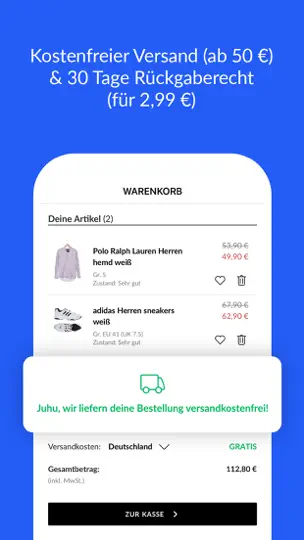 Screenshot von Momox Fashion - Second Hand auf dem iPhone 2
