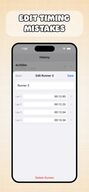 SplitWatch Advanced Stopwatch screenshot 3