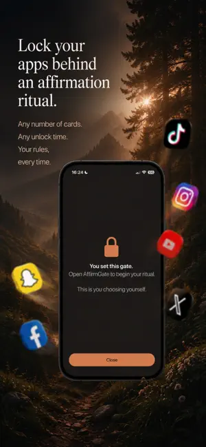 AffirmGate: Affirmation Lock screenshot 2