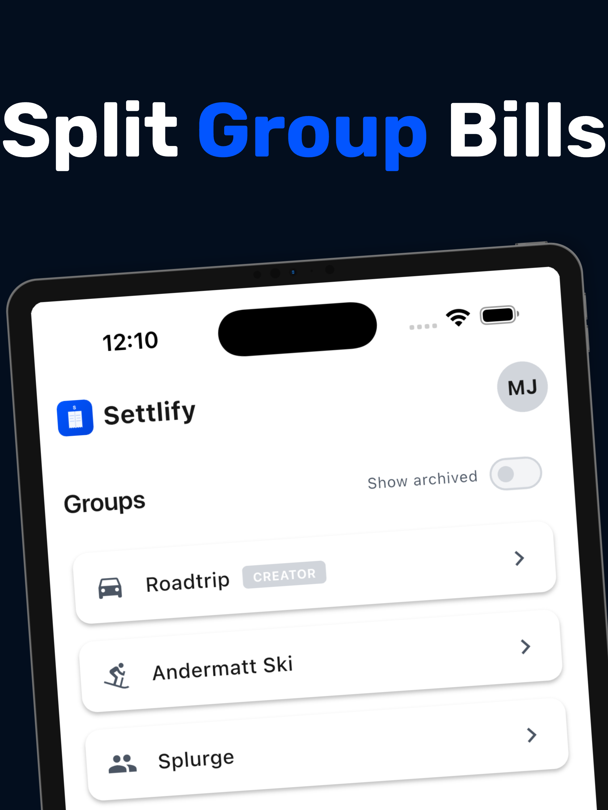 Settlify - Split group bills