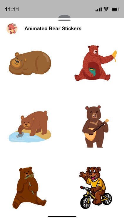 Animated Bear Stickers! screenshot-3