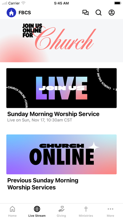 App screenshot