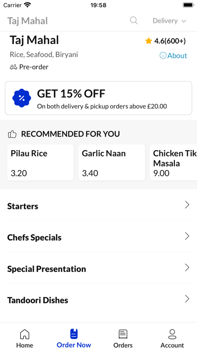 Taj Mahal Peterborough Screenshot
