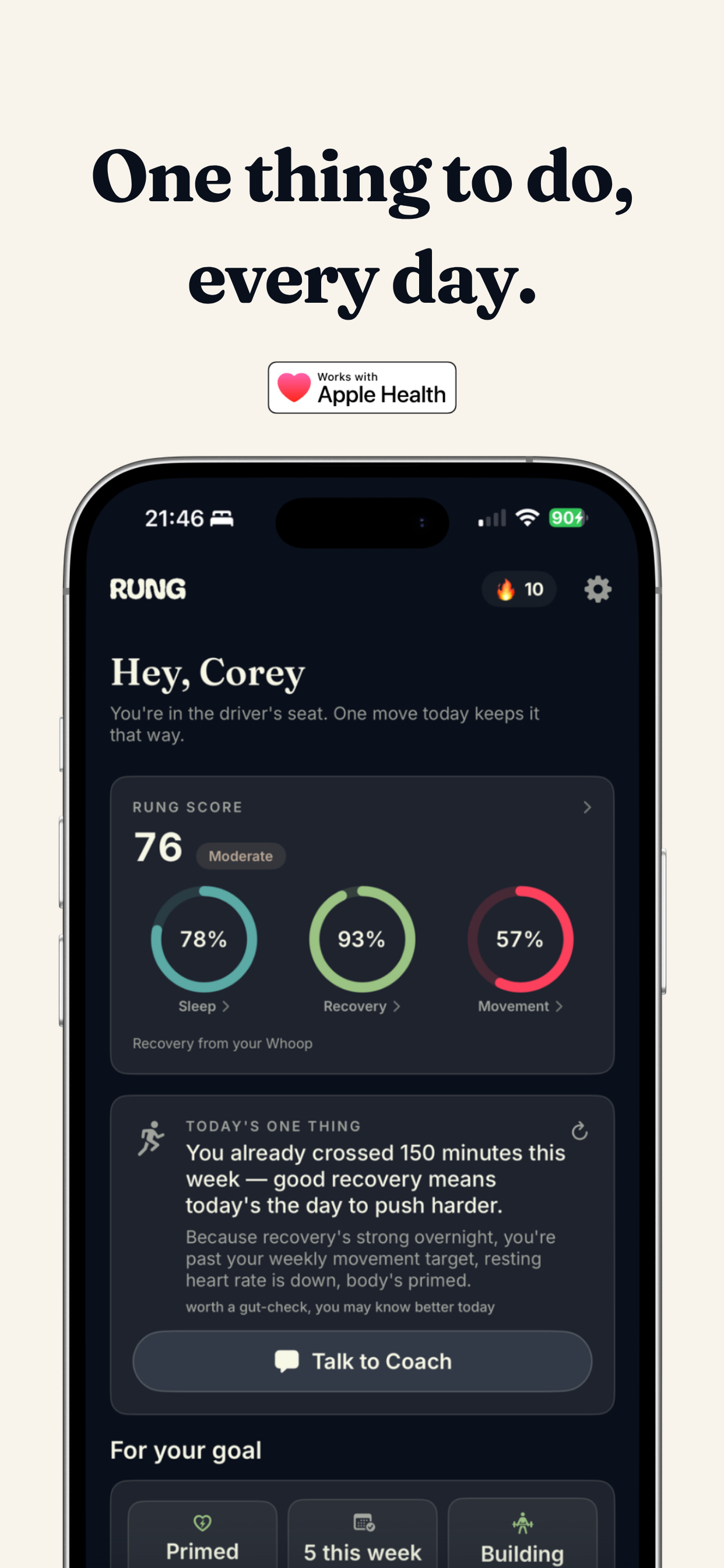Rung: AI Health Coach screenshot 2