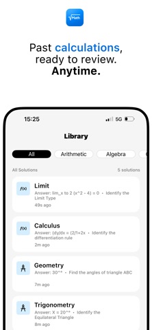 xMath- AI Math Problem Solver iPhone screenshot