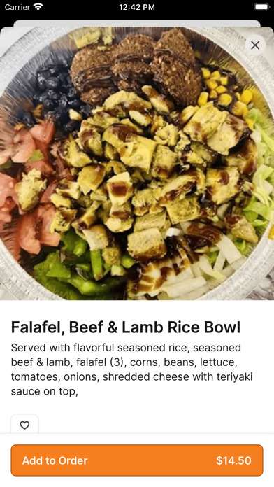 Carytown Gyro iPhone screenshot 4 - Food & Drink app