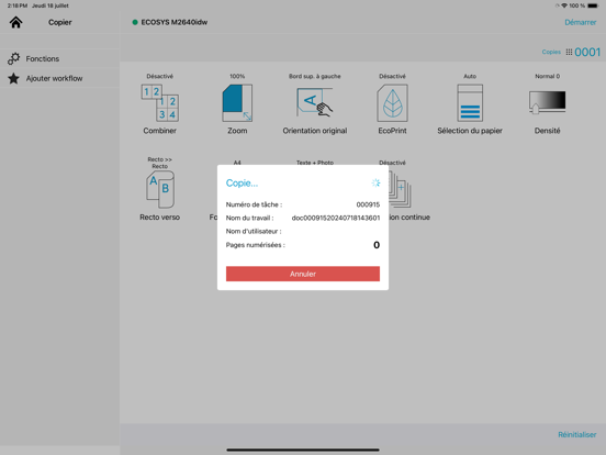 Screenshot #6 pour KYOCERA MyPanel