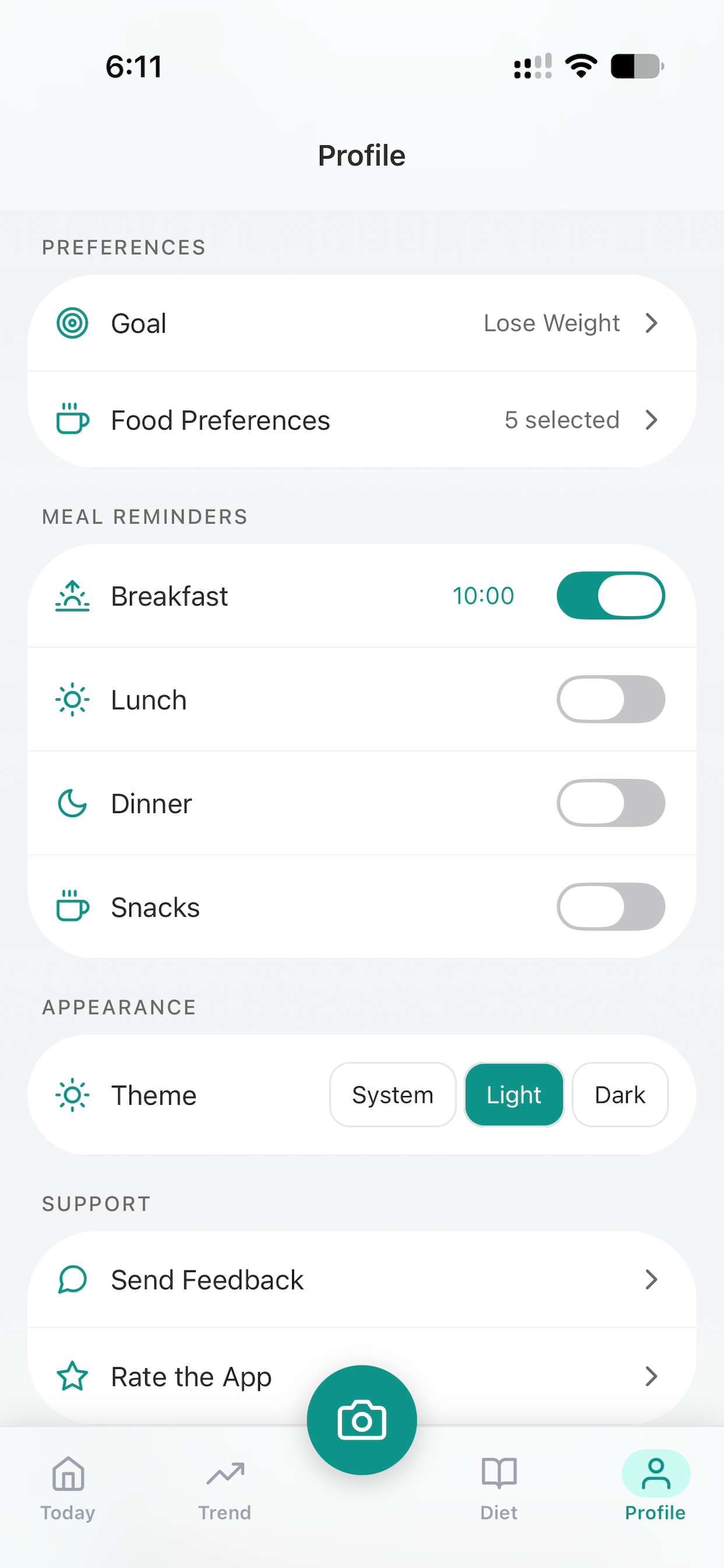 EatLogs AI - Food & Calories screenshot 5
