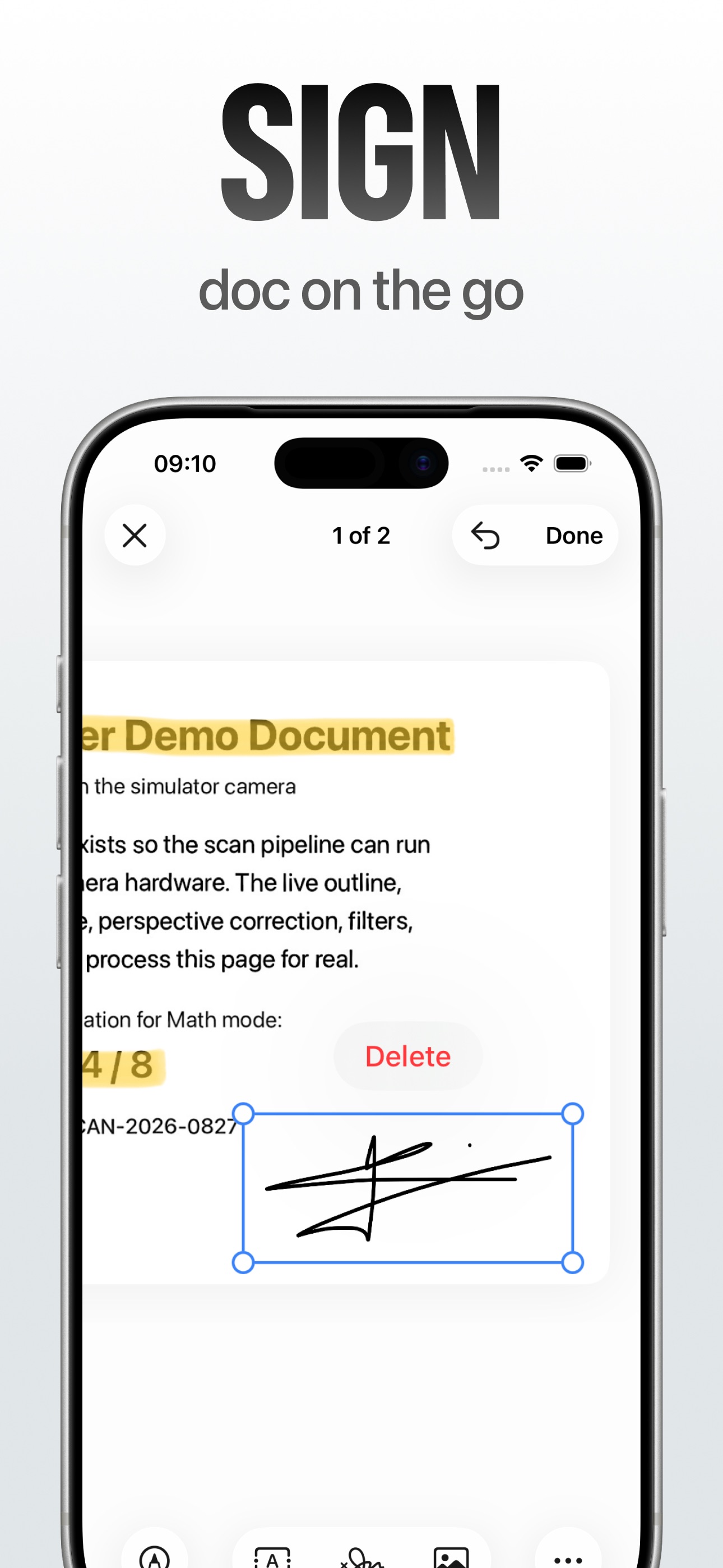Screenshot 4 of One Scan: PDF Document Scanner