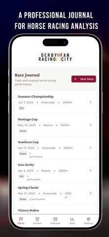 Derby Fan Racing City iPhone screenshot