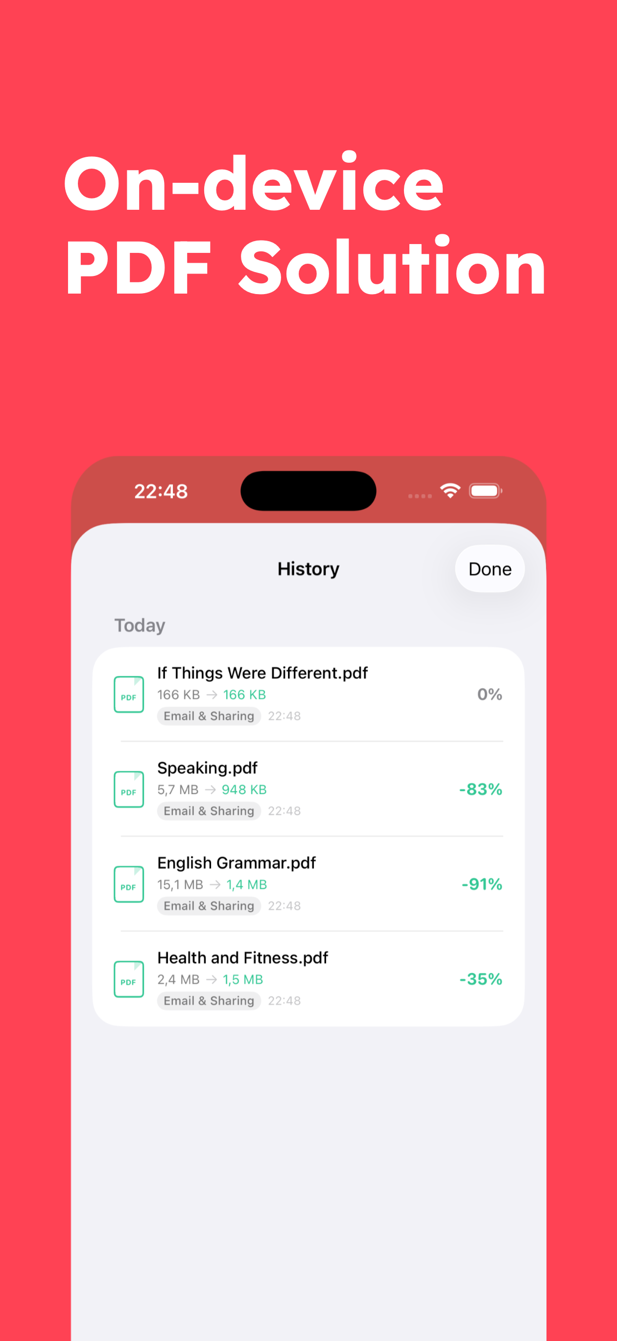 Compress PDF Files — TinyPDF screenshot 4