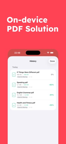 Compress PDF Files — TinyPDF Screenshot 4 of 4