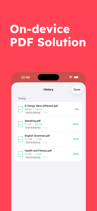 Compress PDF Files — TinyPDF Screenshot 4 of 4