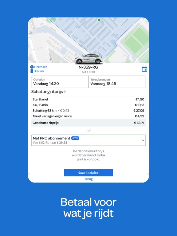 MyWheels - Auto huren iPad app afbeelding 4
