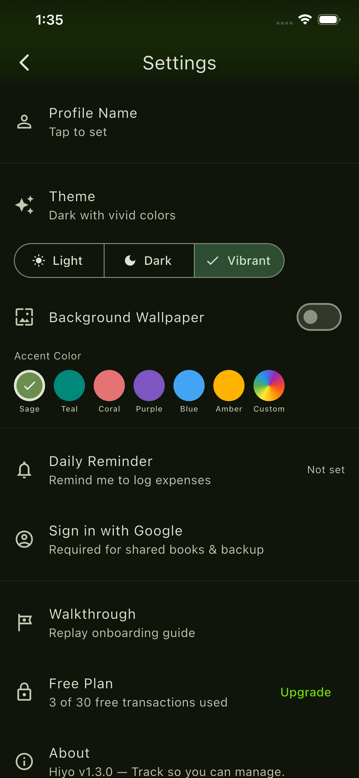 Hiyo - Expense Tracker