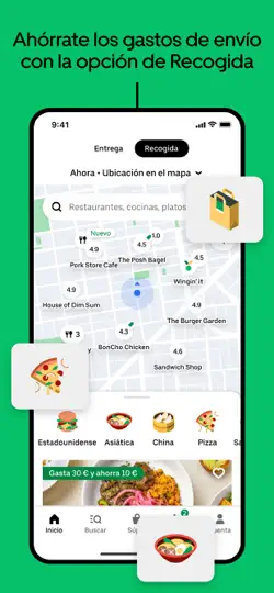 Captura de pantalla de Uber Eats: Comida A Domicilio en iPhone 4