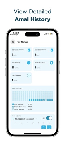 My Deen - Track Namaz & Habits iPhone screenshot