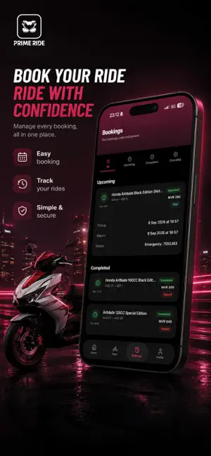 PrimeRide screenshot 1