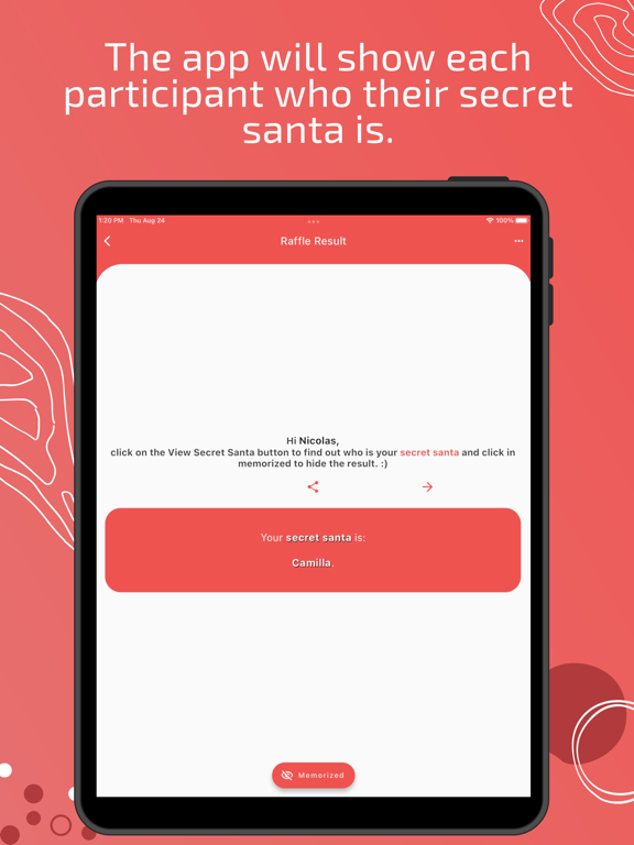 Screenshot #6 pour Père Noël Secret Tirage Facile