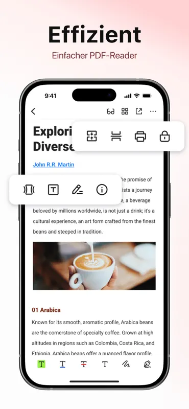 PDF Reader - Editor screenshot 3 of 9