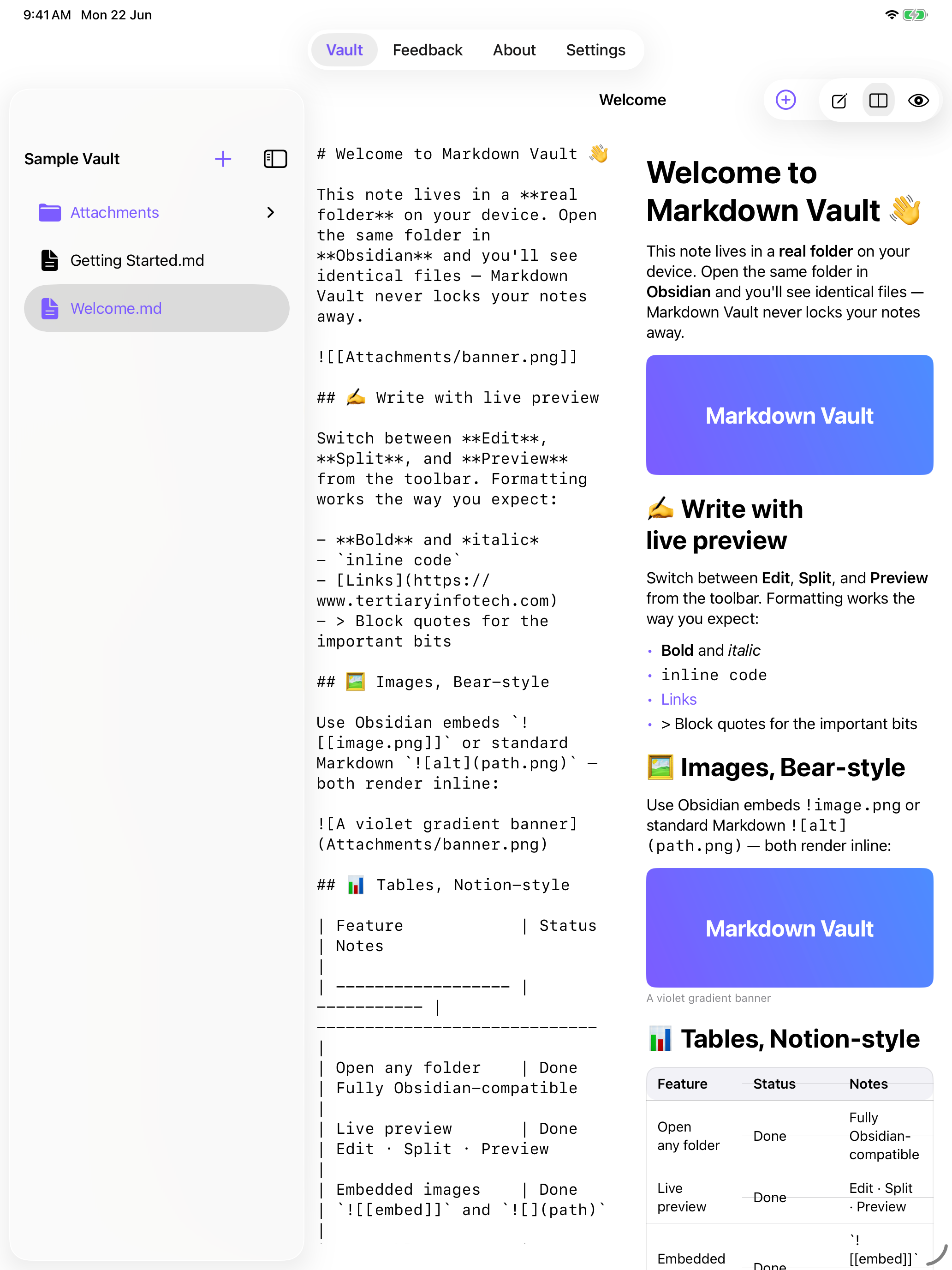 Tertiary Markdown screenshot 3