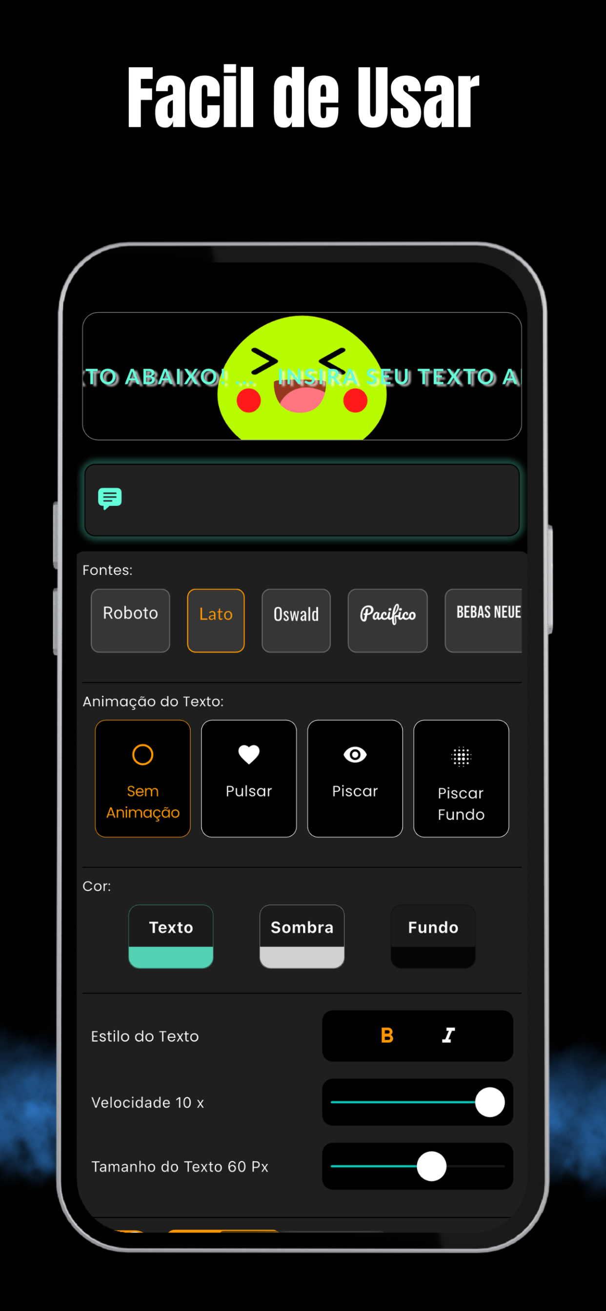 Banner Letreiro LED