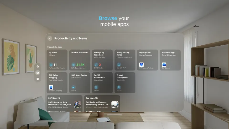 SAP Mobile Start screenshot 2