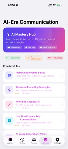 SuperComm: 21-Day Mastery Plan iPhone screenshot