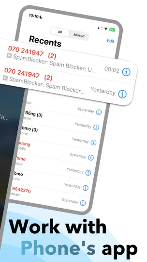 Скриншот блок спама-блокировка звонков на iPhone 2