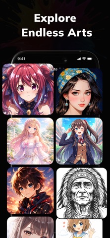 Ai Art Generator - Pixivelle iPhone screenshot