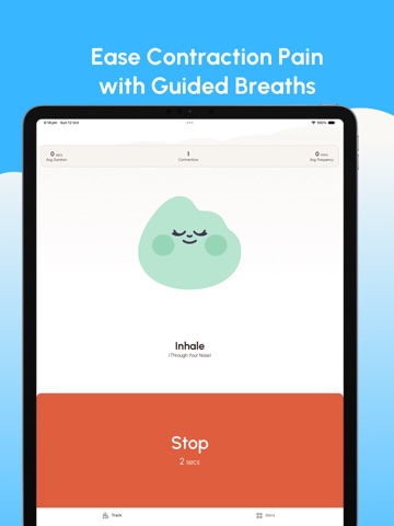 Contractions Tracker Timer iPad screenshot