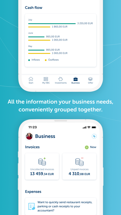 KBC Mobile iPhone screenshot 9 - Finance app