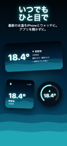 水温計 - 海・湖の水温をその場で計測 のスクリーンショット