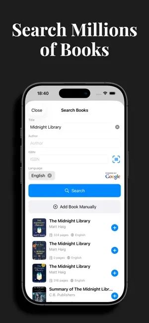 MiniLib: Book Tracker screenshot 2