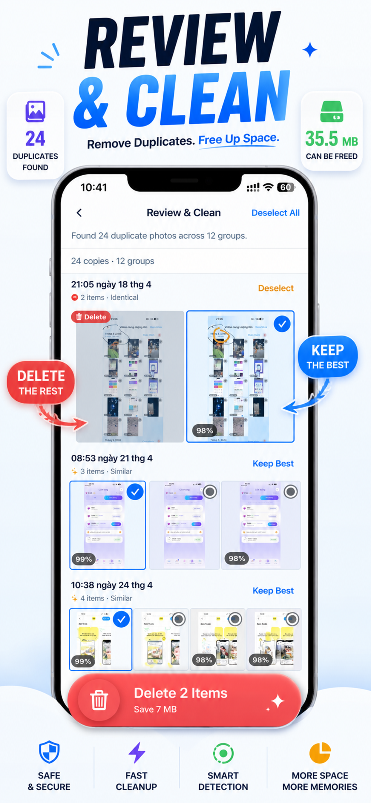 SwipeKit: Clean Similar Photo