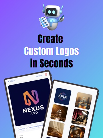 Rebrand AI Logo Maker Pro ipad screenshot 2