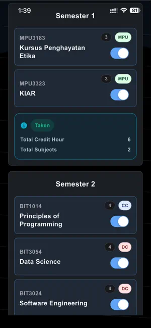 MUST Student Planner screenshot 4