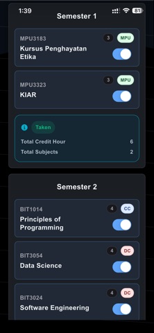 MUST Student Planner Screenshot 4 of 10