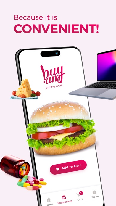 Screenshot #1 pour Buy.am: Food & More Delivery