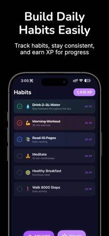 Habit Tracker – LevelUP Screenshot 2 of 5