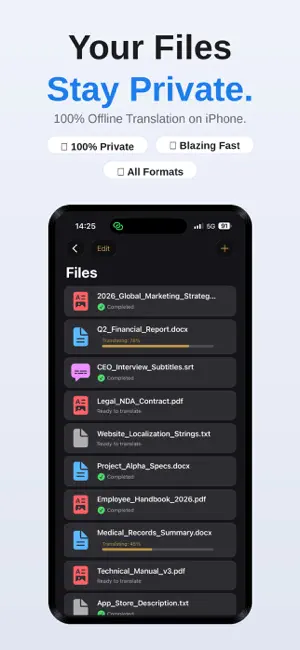 Document Translator: PDF, Word screenshot 2